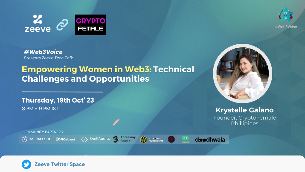 #Web3Voice - Empowering Women in Web3: Technical Challenges and Opportunities