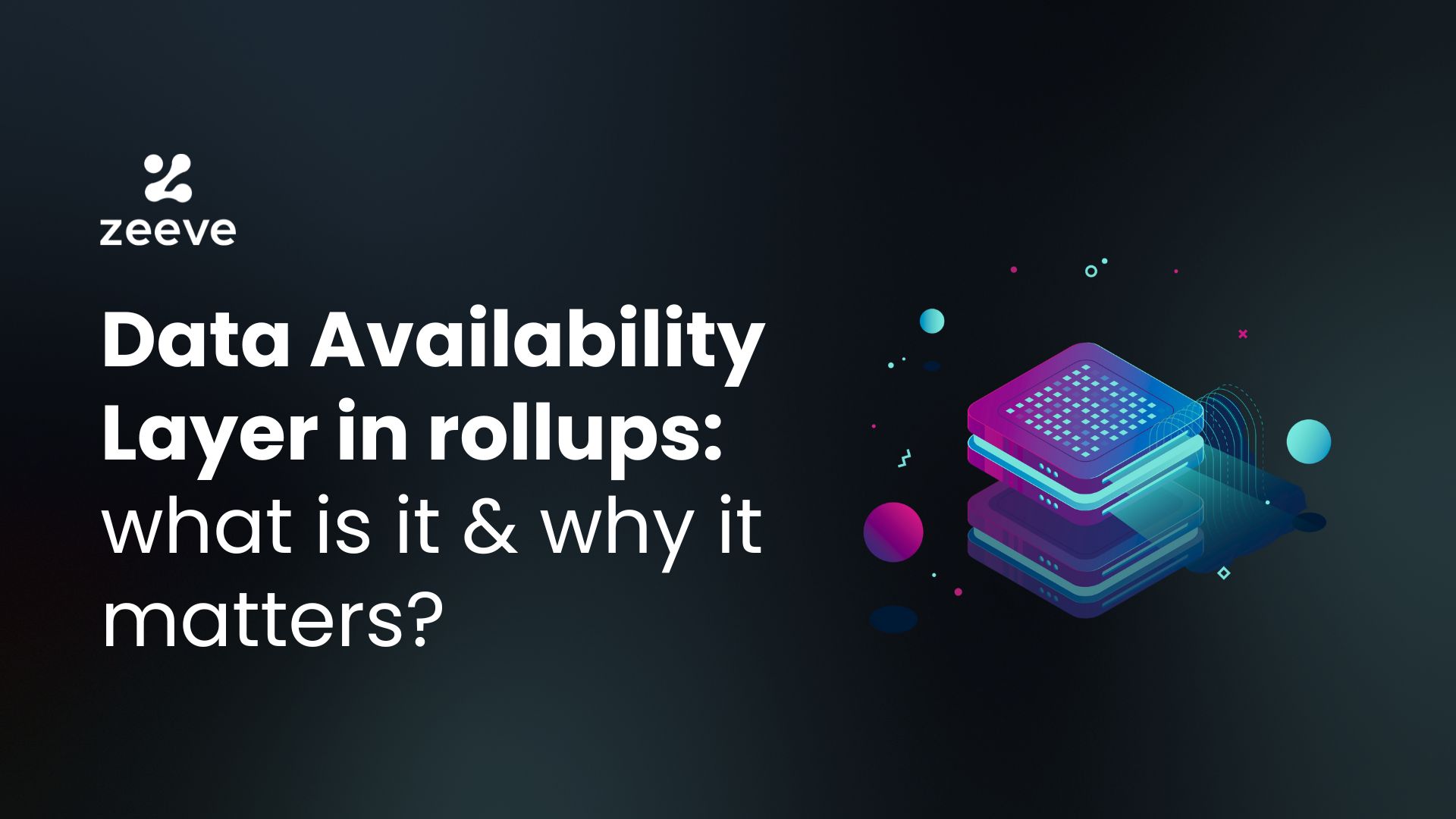 Data availability layers in rollups
