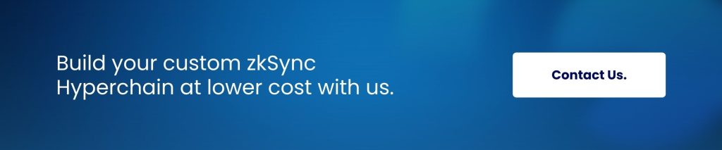 zkSync Hyperchain Demo Network on Zeeve 