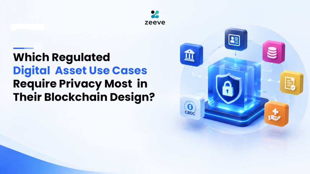 Which Regulated Digital Asset Use Cases Require Privacy Most in Their Blockchain Design?